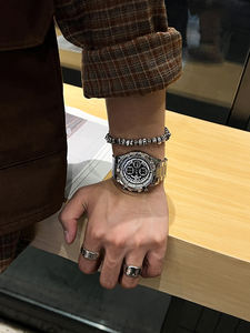 <span class=keywords><strong>Montre</strong></span> mécanique automatique pour homme, boîtier en métal de 46 mm, acrylique, étanche à 30 ATM, grande boucle cachée, tendance, <span class=keywords><strong>nouvelle</strong></span> marque 2025 - Product Image 2