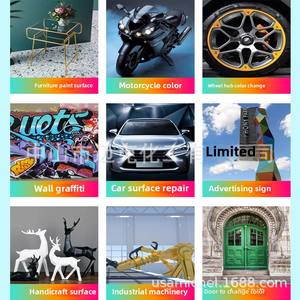 Mike Maigaoer, pintura en aerosol manual automática en blanco y negro mate para el cuidado del coche y muebles de Metal, pintura blanca plateada para muebles de coche - Product Image 4