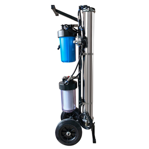 Système de nettoyage de fenêtres portable en acier inoxydable à 3 étapes, système RO/DI manuel pour une élimination efficace des taches - Product Image 5