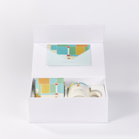 Boîte en carton rigide à fermeture magnétique, impression personnalisée, emballage souvenir pour événements promotionnels, boîte cadeau magnétique en forme de livre