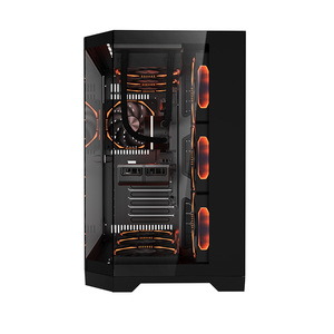 Custom Micro ATX Gaming <span class=keywords><strong>Computer</strong></span> <span class=keywords><strong>Case</strong></span> <span class=keywords><strong>Big</strong></span> Tower PC con panel lateral de vidrio Nueva condición para jugadores de PC - Product Image 5