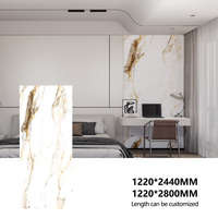 Panneau mural UV en PVC, alternative au marbre pour les murs, haute brillance, ignifuge, résistant aux rayures, pour la décoration des murs de la cuisine et de la salle de bain