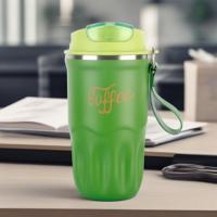 Nouvelle tasse à café portable mignonne pour étudiant, en acier inoxydable 316, avec couvercle, pour les voyages