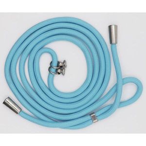 <b>Light</b> Blue <b>Rope</b> With Metal Ends For Connectors And Adapters - Product Image 1