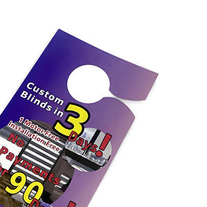 Пользовательские Висячие флаеры дверные вешалки флаеры дверные флаеры печать для рекламы гостиничного бизнеса - Product Image 3