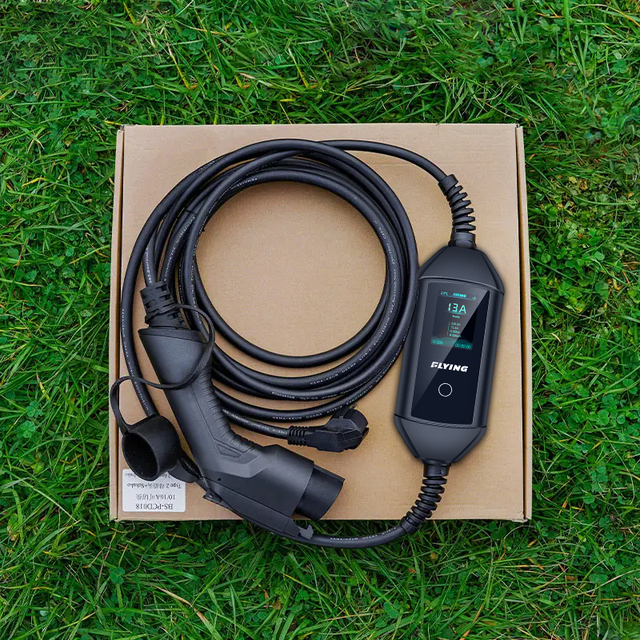 Portable Ev Charger for Electric Vehicle 3.5kw 7kw Portable Electric Car Vehicle Charging Car Charger with Cable
