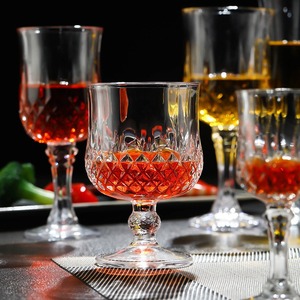 Copa de <span class=keywords><strong>Vino</strong></span> <span class=keywords><strong>Tinto</strong></span> Estilo Diamante, Copa de Coñac con Tallo, Vaso de Whisky, Copa de Postre, Copa de Cóctel, Moderna y Minimalista - Product Image 4