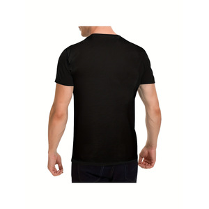 Men's Slim Fit 100% Cotton 180 Grams Fashion <strong>Joker</strong> Hot Drill Round Collar Short Sleeve <strong>T</strong>-<strong>Shirt</strong> Customization - Product Image 4