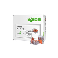 Connecteurs à ressort Wagos 221-412/413/415, série 221, connecteurs de fils rapides et sûrs, compatibles avec les fils souples et rigides.