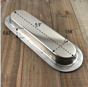 WEKIS Modern Brush Silver Stainless Steel Recessed Door Window <b>Handle</b> for Kitchen Villa Workshop Bedroom Use Easy Installation - Product Image 3