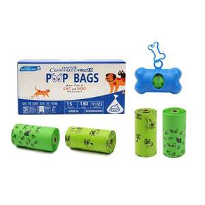 Venta caliente al por mayor eco amigable de alta calidad OEM logotipo personalizado impreso biodegradable bolsa de excremento de perro mascota para perros - Product Image 6