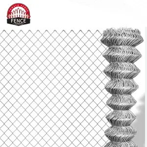 Recinzione a maglie a catena in alluminio di alta qualità 6 8 ft recinzione in rete metallica a ciclone