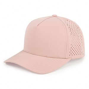 Wholesale Customized High Quality Waterproof <b>Baseball</b> Cap Laser Perforated Hat <b>Tee</b> Hole Waterproof Golf Trucker Hats - Product Image 4