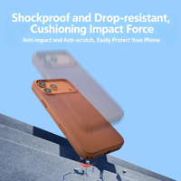 Casing Ponsel Hybrid Magnetik Berbahan Kain Tenun Teknologi Soft Touch untuk iPhone 18 Pro Max, Slim Fit dengan Pembukaan Tombol AI Presisi