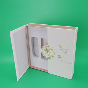 Luxury <b>Book</b> Shape Hard Cover Gift Paper <b>Box</b> Custom Printed With Eva Sponge - Product Image 5