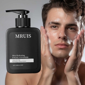 <span class=keywords><strong>Mousse</strong></span> <span class=keywords><strong>nettoyante</strong></span> douce hydratante anti-oxydante pour la peau, rafraîchissante, sans huile, sans acides aminés, pour hommes - Product Image 1