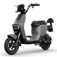 Vélo électrique de ville à grande vitesse avec batterie au lithium 48V, pédales et siège arrière, vente en gros
