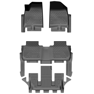 Tapis de sol de <span class=keywords><strong>voiture</strong></span> en TPE découpés au laser à couverture étendue 5D populaires KQD, 4 pièces, accessoires intérieurs pour SUV pour GMC ACADIA 2018 - Product Image 1
