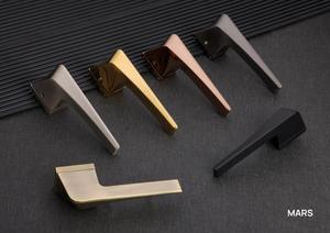 Premium Modern Interior Door Handle Set Ergonomic Heavy Duty Metal Door Lever <b>Lock</b> Stylish Residential Commercial Hardware - Product Image 3