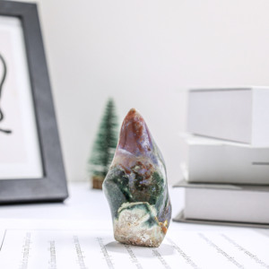 Jaspe Oceánico Natural Tallado en Forma de Llama, Cristal Pulido, Gema Curativa, Adorno para Decoración del Hogar, Reiki, Feng Shui, Regalo, Venta al por Mayor - Product Image 5