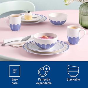 Mug à café en porcelaine allemande avec motif floral Fleur de <span class=keywords><strong>Villeroy</strong></span> & Boch - Compatible lave-vaisselle et micro-ondes - Idéal pour les cadeaux d'affaires - Product Image 5