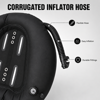 Aile de plongée technique à double réservoir BCD en nylon avec poche de flottabilité pour plongée technique
