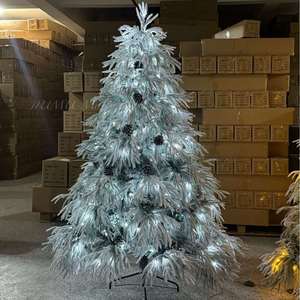 Big 1.8m PVC Pine Artificial <b>Christmas</b> <b>Tree</b> with 500-1000 <b>LED</b> <b>Lights</b> Eco-Friendly Indoor Plush <b>Tree</b> - Product Image 4
