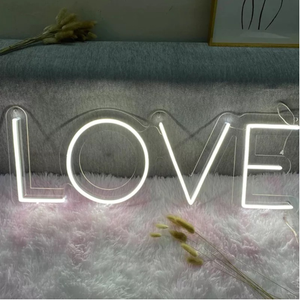 Letreros de <span class=keywords><strong>Luz</strong></span> Led de neón, lámpara de amor, decoración para boda, Día de San Valentín, personalizado, neón - Product Image 2