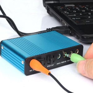 Nouvelle arrivée <span class=keywords><strong>Carte</strong></span> <span class=keywords><strong>son</strong></span> externe USB 7.1 5.1 avec optique S/PDIF |   Interface audio pour jeux sur PC et ordinateur portable avec <span class=keywords><strong>son</strong></span> surround 6 canaux - Product Image 3
