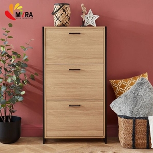 <span class=keywords><strong>Zapatero</strong></span> <span class=keywords><strong>de</strong></span> Madera <span class=keywords><strong>de</strong></span> <span class=keywords><strong>Diseño</strong></span> Moderno con Puertas, Mueble <span class=keywords><strong>para</strong></span> Zapatos <span class=keywords><strong>para</strong></span> la <span class=keywords><strong>Entrada</strong></span> - Product Image 3