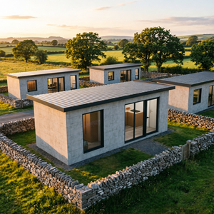 Maison modulaire de haute qualité avec structure en acier léger durable pour le <span class=keywords><strong>d</strong></span>éveloppement résidentiel ou la location en communauté - Product Image 3