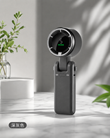 Mini ventilateur portable avec batterie de 1200 mAh et moteur à balais de 12 500 tr/min ; ventilateur de refroidissement portatif.