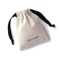 Sacs cadeaux en lin DIY, pochettes à cordon en coton et jute pour bijoux, trousse de maquillage, sac de rangement pour mariage et fête, sachet personnalisé avec logo imprimé