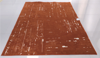 Tapis Jacquard en microfibre douce texturée, antidérapant, pour salon, chambre et décoration intérieure
