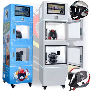 Dual Chamber Smart Touchscreen Automatic Helmet Cleaning Locker Machine For Gas Station & Mall - Product Image 5
