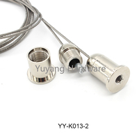 Kit de suspension YUYANG YY-K013 en cuivre et laiton avec câble métallique, forte résistance à la traction et crochet pour système de suspension chinois
