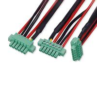 Kabel Harness Terminal Blok Sekrup Hijau yang Dapat Dilepas, Rakitan Kabel Terminal Multi-Pin yang Dapat Dilepas untuk Pengkabelan Pengontrol Industri