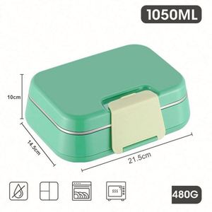 Boîte à lunch isotherme personnalisée en acier inoxydable 304, vente en gros, pour enfants et étudiants, boîte à lunch à 3 compartiments, récipient hermétique pour adultes - Product Image 4