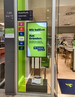 Letrero Digital LCD Comercial 4K de Alto Brillo, Diseño Delgado, Resistente al Agua y al Polvo, con SDK Habilitado para Tiendas Minoristas