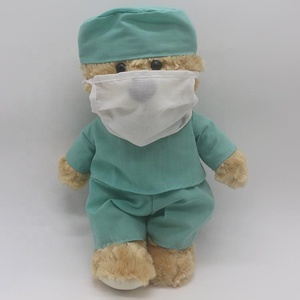 A buon mercato all'ingrosso di sublimazione peluche teddy bear t shirt con il MARCHIO personalizzato I love you farcito molle del giocattolo della peluche bianco teddy orso - Product Image 5