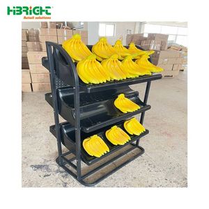 Hot Sale Countertop Banana Hanger <b>Stand</b> Modern Metal Banana Tree Holder with ABS trays - Product Image 2