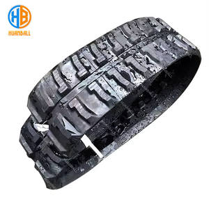 Hoge Slijtvaste 9 "Brede Mini Graafmachine Rubber Rupsbanden Voor Hitachi He10 Me155 M 15S 230X72X42 - Product Image 1
