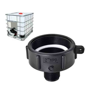 ตัวแปลงเกลียวละเอียด NPT 60 มม. เป็น G3/4 นิ้ว สำหรับท่อระบายน้ำฝน ท่อสวน ท่อ IBC  อะแดปเตอร์สำหรับต่อท่อสวน - Product Image 1