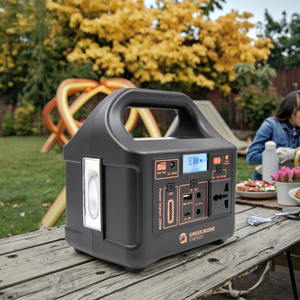 Fuente de Energía de Respaldo de 200W, Estación de Energía Solar Portátil, Mini Generador con Salida AC/DC, Luz LED para Camping y Emergencias - Product Image 5