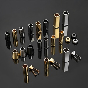 Accesorios para prendas de vestir: Terminales de cordón metálicos de dos piezas, puntas de cordón, tapones para cordones de sudaderas con capucha - Product Image 6