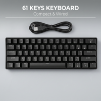 Clavier de jeu mécanique Madlions MAD68 Pro 60HE USB-C RGB rétroéclairé à axe magnétique, touches entièrement remplaçables à chaud, réponse rapide, niveau d'entrée