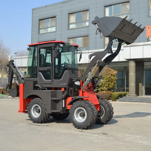 Nouvelle Excavatrice Tractopelle sur Roues pour la Construction, Petite Mini-Pelle 4x4 de Chine - Product Image 1
