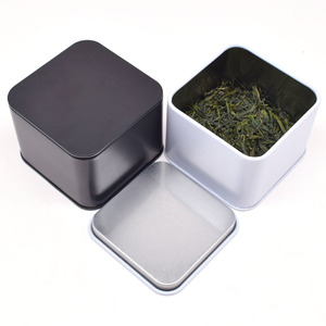 定制设计金属方形锡盒容器礼品包装香料蜡烛茶锡罐容器茶礼品糖果饼干蜡烛 - Product Image 3