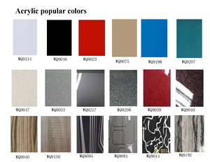 Tùy chỉnh 1220*2440 mét độ bóng cao Acrylic MDF Board 3D tấm Tường màu rắn cho đồ nội thất cửa sàn hội thảo ngoài trời E1 - Product Image 5