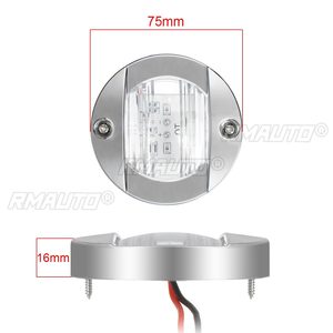 4PCS Marine Boat Transom LED Stern Light Blue Amber LED Tail Lamp <b>Yacht</b> Accessories Waterproof LED Courtesy Lights - Product Image 6